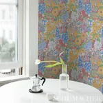 FAIRIE GARDEN - YELLOW AND IVORY Schumacher Wallpaper | Wall FAIRIE GARDEN YELLOW AND IVORY Schumacher Wallpaper wallpaper - SKU 5013541