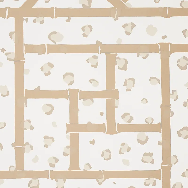 FANCY BEAST SAND Schumacher Wallpaper wallpaper - SKU 5012563