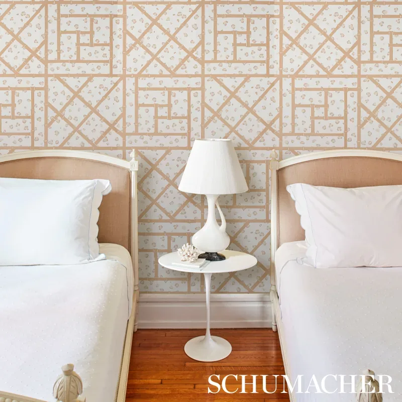 FANCY BEAST SAND Schumacher Wallpaper wallpaper - SKU 5012563