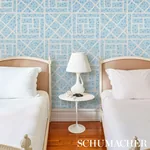 FANCY BEAST SKY BLUE Schumacher Wallpaper wallpaper - SKU 5012562