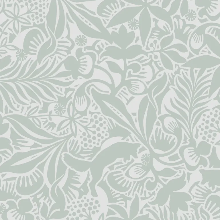 Schumacher FANTASIA GARDEN wallpaper, color MINERAL, SKU 1478
