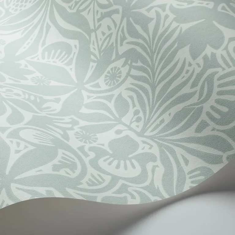 Schumacher FANTASIA GARDEN wallpaper, color MINERAL, SKU 1478