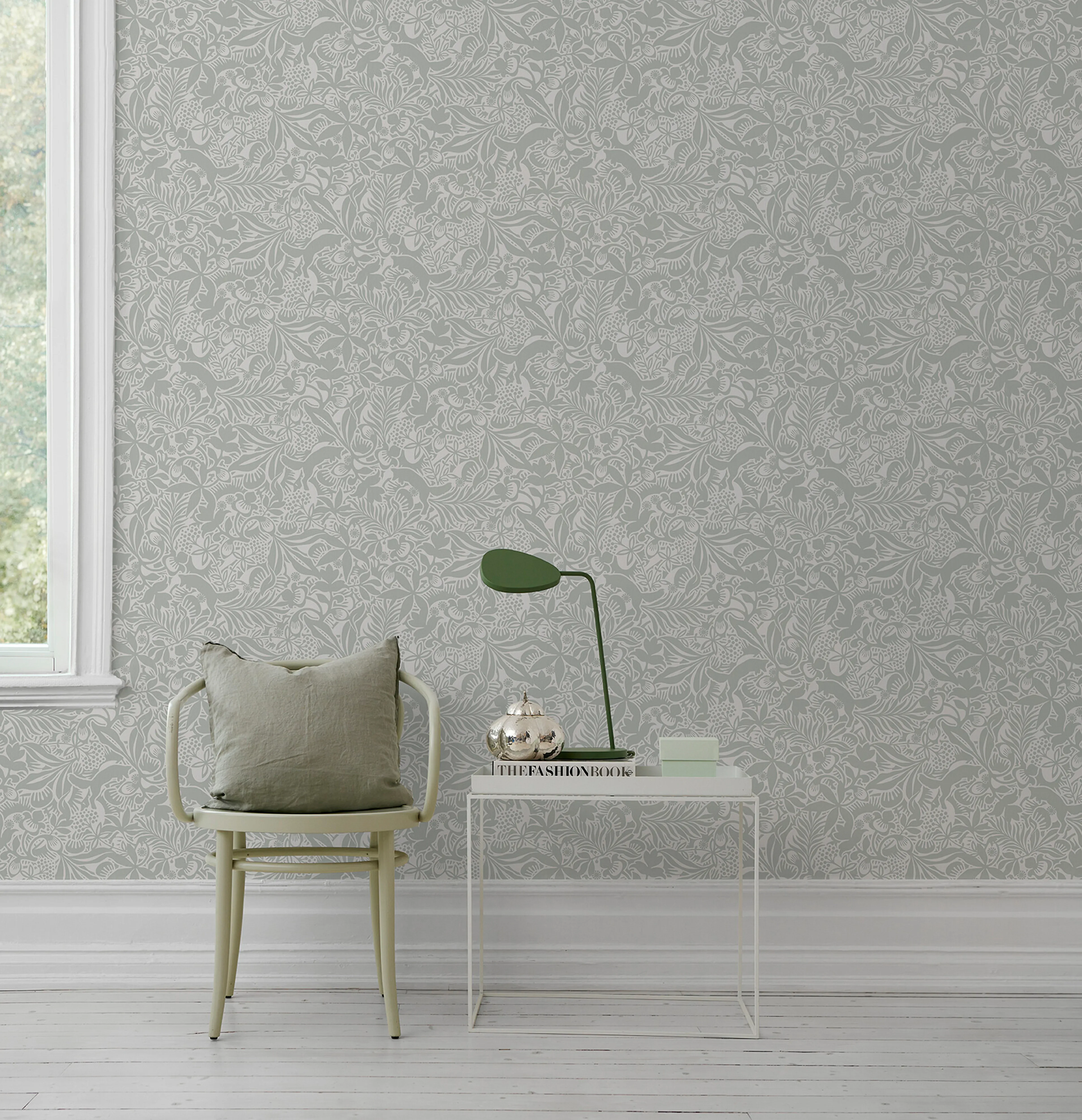 FANTASIA GARDEN - MINERAL Schumacher Wallpaper | Wallpaper T FANTASIA GARDEN MINERAL Schumacher Wallpaper wallpaper - SKU 1478