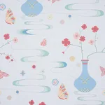 FANTASIA HYACINTH BLUE Schumacher Wallpaper wallpaper - SKU 5013591