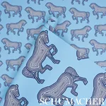FAUBOURG - BLUE Schumacher Wallpaper | Wallpaper Twins FAUBOURG BLUE Schumacher Wallpaper wallpaper - SKU 5007092