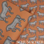 FAUBOURG - BROWN Schumacher Wallpaper | Wallpaper Twins FAUBOURG BROWN Schumacher Wallpaper wallpaper - SKU 5007090