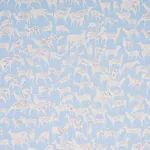 FAUNA SLATE BLUE Schumacher Wallpaper wallpaper - SKU 5012490