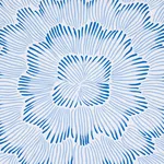 FEATHER BLOOM BLUE Schumacher Wallpaper wallpaper - SKU 5013820