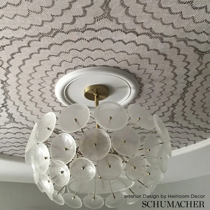 FEATHER BLOOM SISAL DOVE Schumacher Wallpaper wallpaper - SKU 5006070