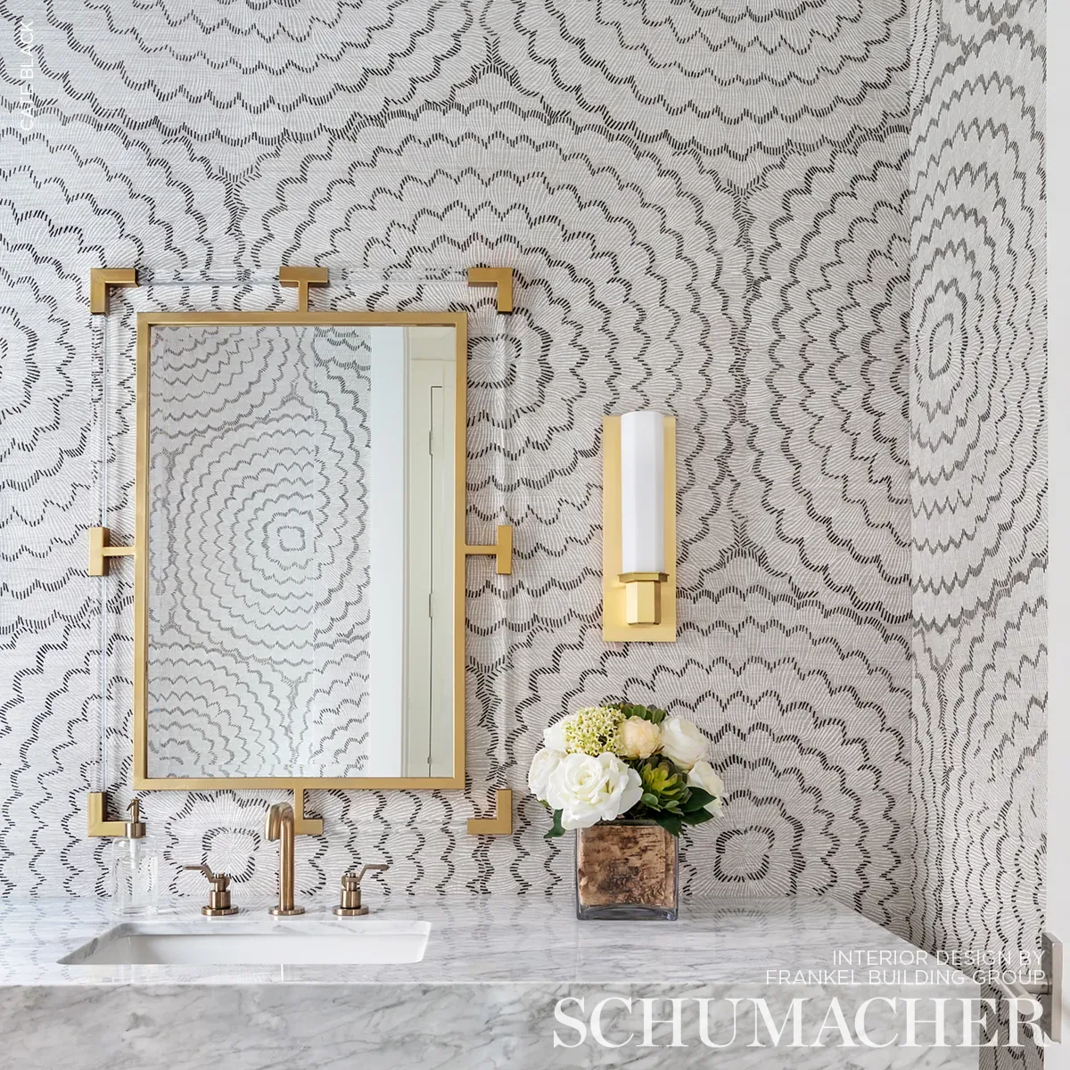 FEATHER BLOOM SISAL DOVE Schumacher Wallpaper wallpaper - SKU 5006070