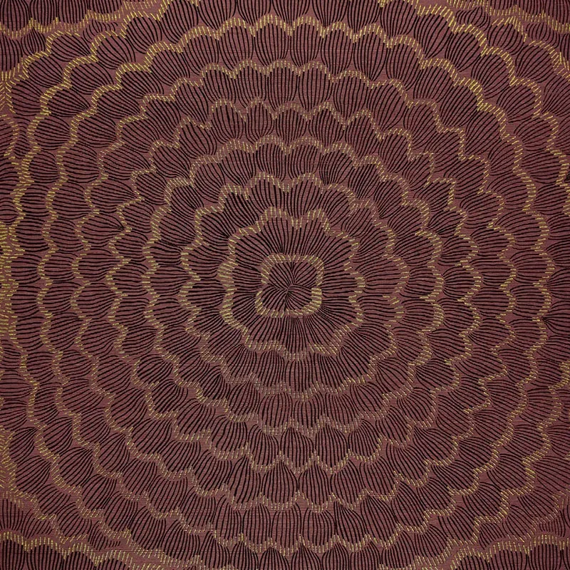FEATHER BLOOM SISAL GOLDEN PLUM Schumacher Wallpaper wallpaper - SKU 5006073