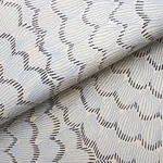 FEATHER BLOOM SISAL TWO BLUES Schumacher Wallpaper wallpaper - SKU 5006071