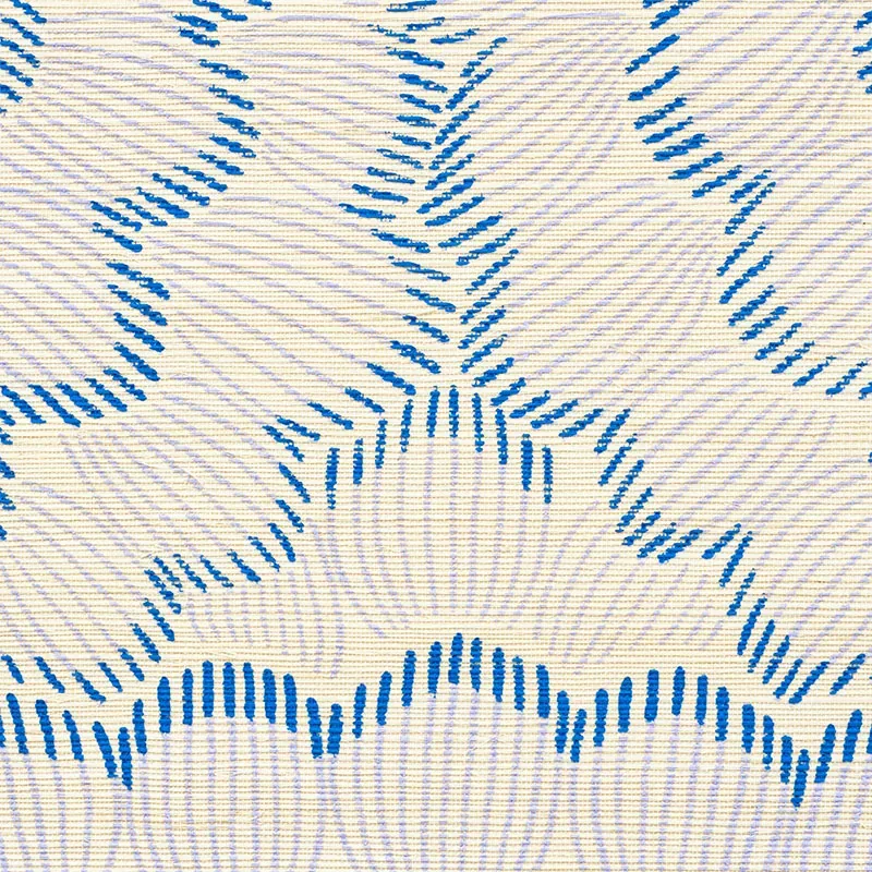 FEATHER BLOOM SISAL WISTERIA Schumacher Wallpaper wallpaper - SKU 5006078