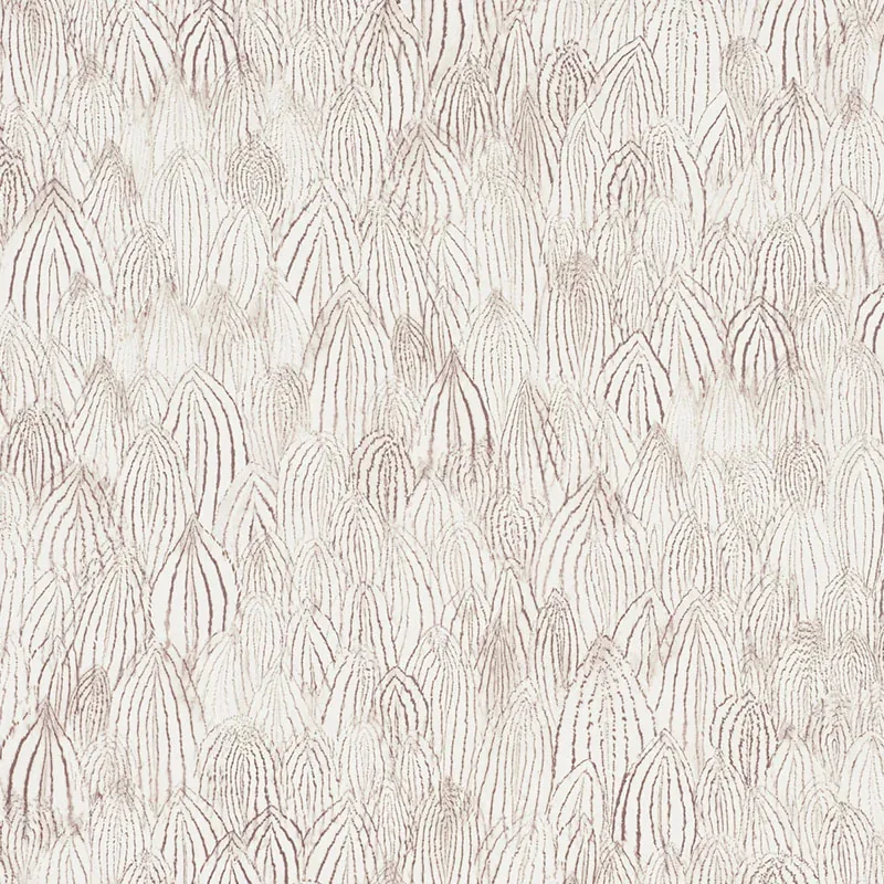 FEATHERS BROWN Schumacher Wallpaper wallpaper - SKU 5008612