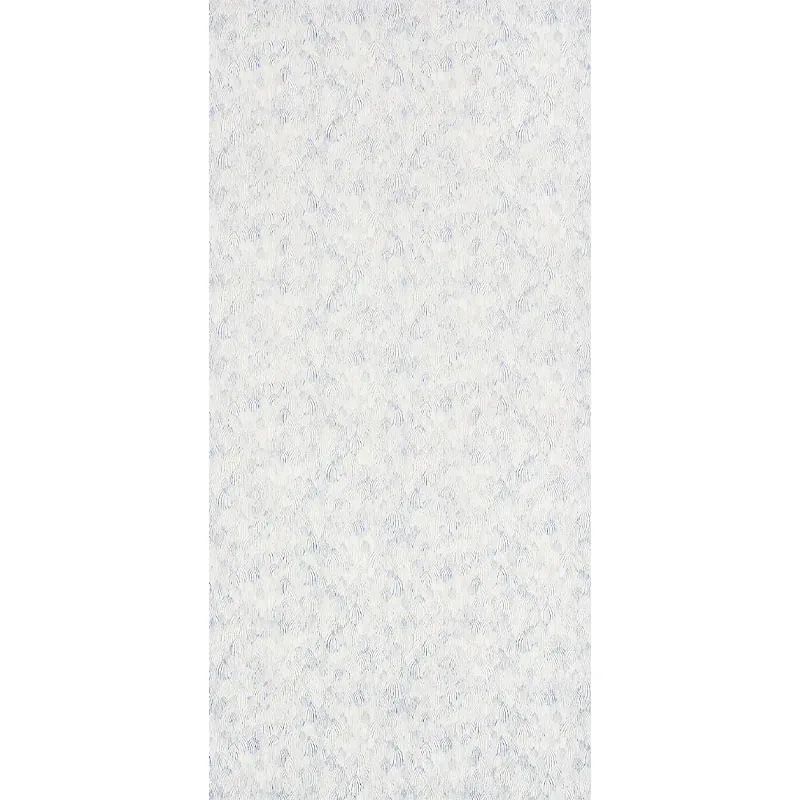 FEATHERS INDIGO Schumacher Wallpaper wallpaper - SKU 5008611