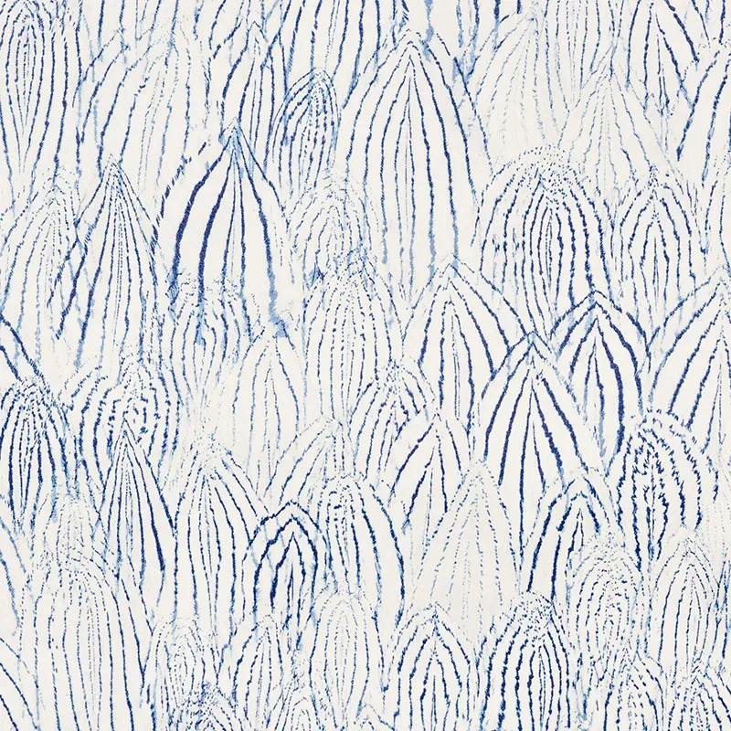 FEATHERS - INDIGO Schumacher Wallpaper | Wallpaper Twins FEATHERS INDIGO Schumacher Wallpaper wallpaper - SKU 5008611