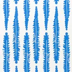 Fern - BLUE Schumacher Wallpaper | Wallpaper Twins Fern BLUE Schumacher Wallpaper wallpaper - SKU 5011113