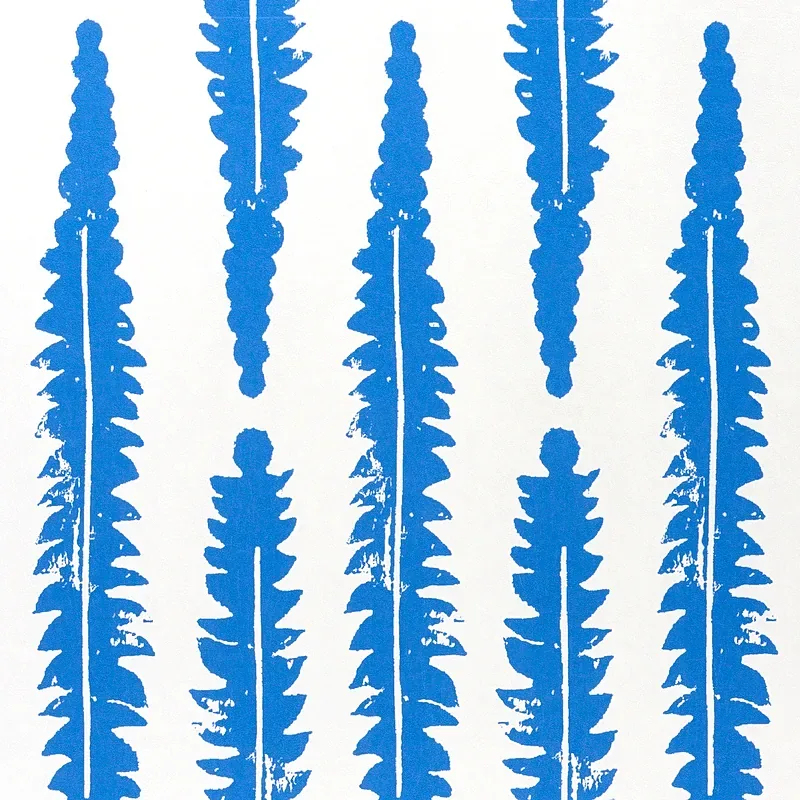 Fern - BLUE Schumacher Wallpaper | Wallpaper Twins Fern BLUE Schumacher Wallpaper wallpaper - SKU 5011113