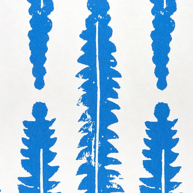 Fern - BLUE Schumacher Wallpaper | Wallpaper Twins Fern BLUE Schumacher Wallpaper wallpaper - SKU 5011113