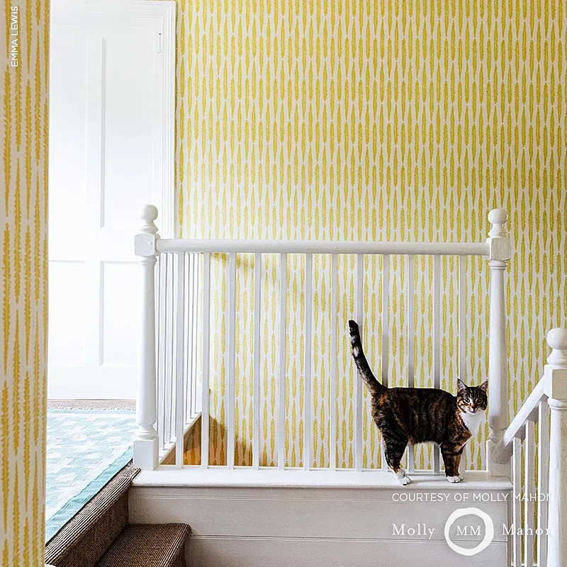 Fern - BLUE Schumacher Wallpaper | Wallpaper Twins Fern BLUE Schumacher Wallpaper wallpaper - SKU 5011113