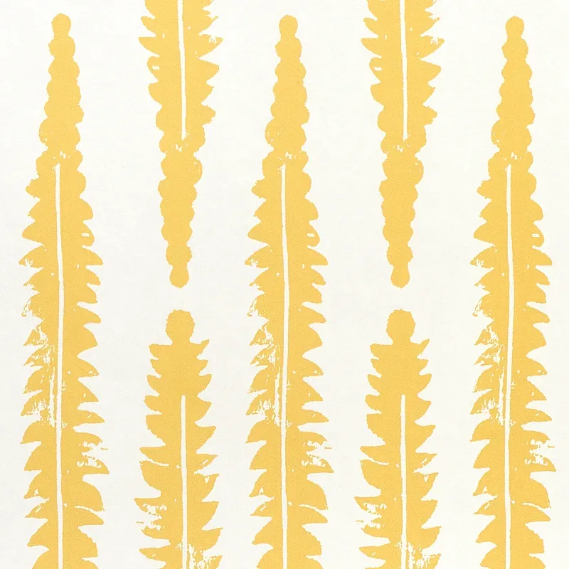 Fern - MUSTARD Schumacher Wallpaper | Wallpaper Twins Fern MUSTARD Schumacher Wallpaper wallpaper - SKU 5011112
