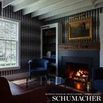 FERN TREE GRAPHITE Schumacher Wallpaper wallpaper - SKU 5005073