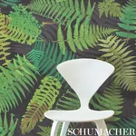 FERNARIUM IVORY & LEAF Schumacher Wallpaper wallpaper - SKU 5009190