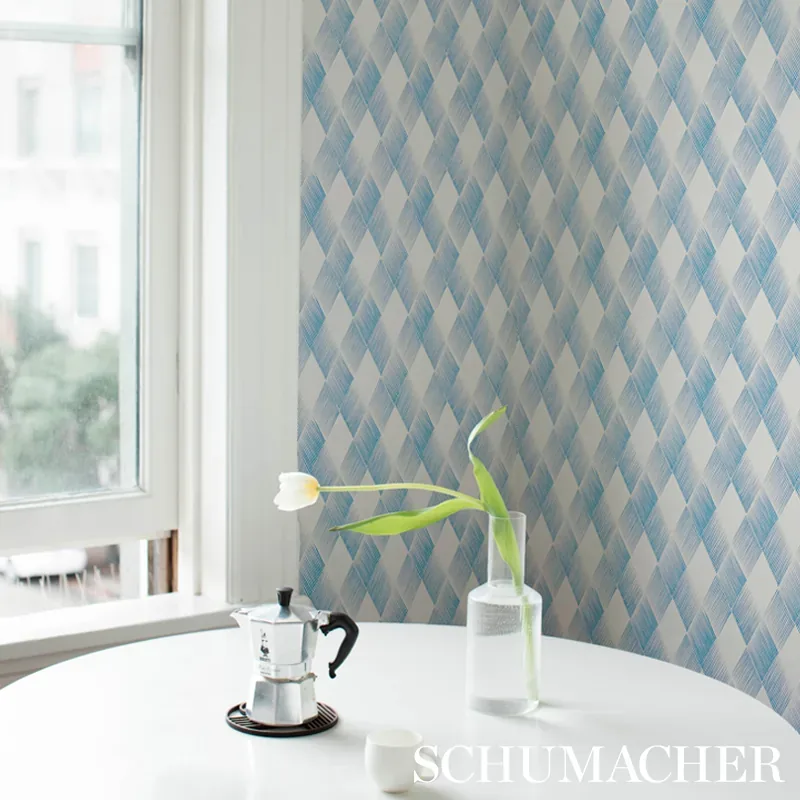 Fetlock - BLUE Schumacher Wallpaper | Wallpaper Twins Fetlock BLUE Schumacher Wallpaper wallpaper - SKU 5007132