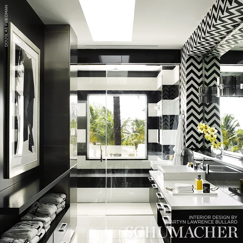FEZ NOIR Schumacher Wallpaper wallpaper - SKU 5006734