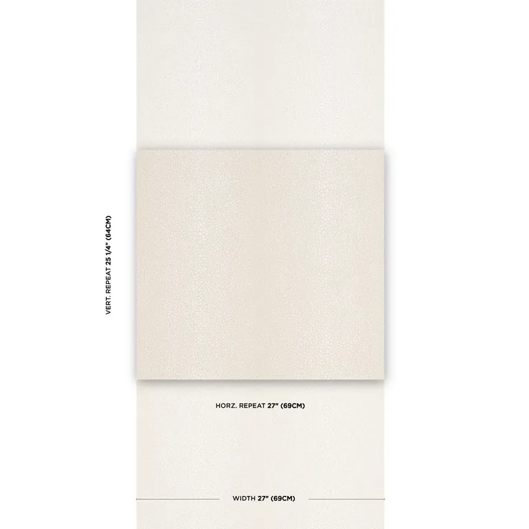 Schumacher FICKLE TEXTURE wallpaper, color IVORY, SKU 5015311