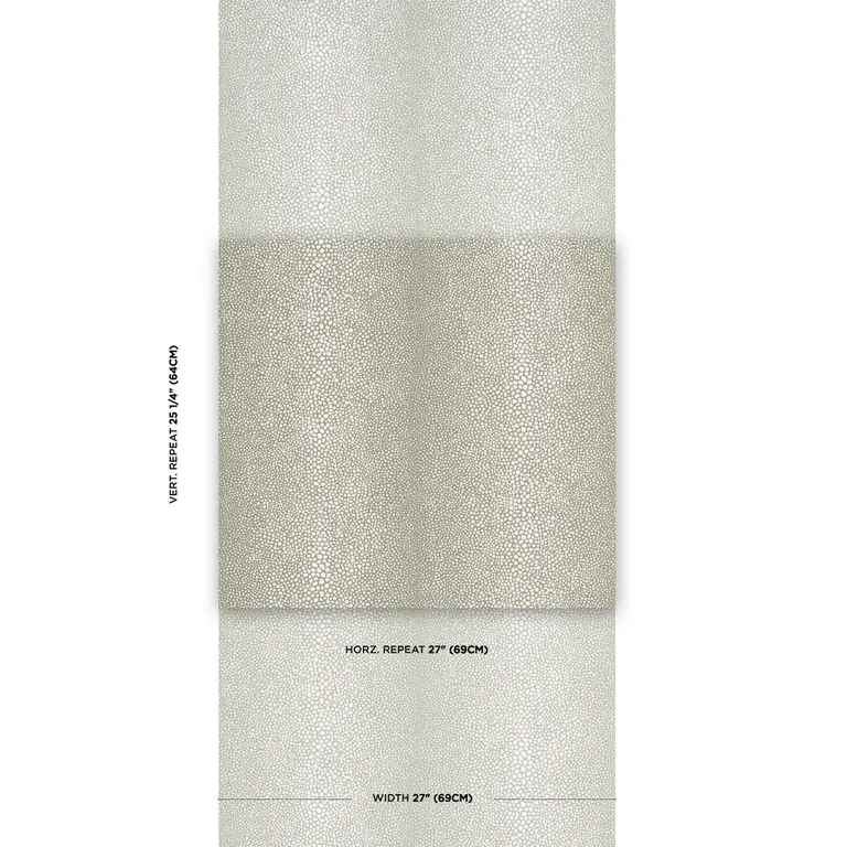 Schumacher FICKLE TEXTURE wallpaper, color KELP, SKU 5015310