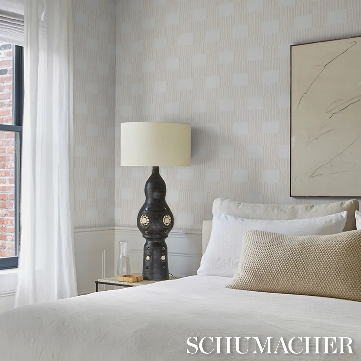 FIELD - SAND Schumacher Wallpaper | Wallpaper Twins FIELD SAND Schumacher Wallpaper wallpaper - SKU 5015620