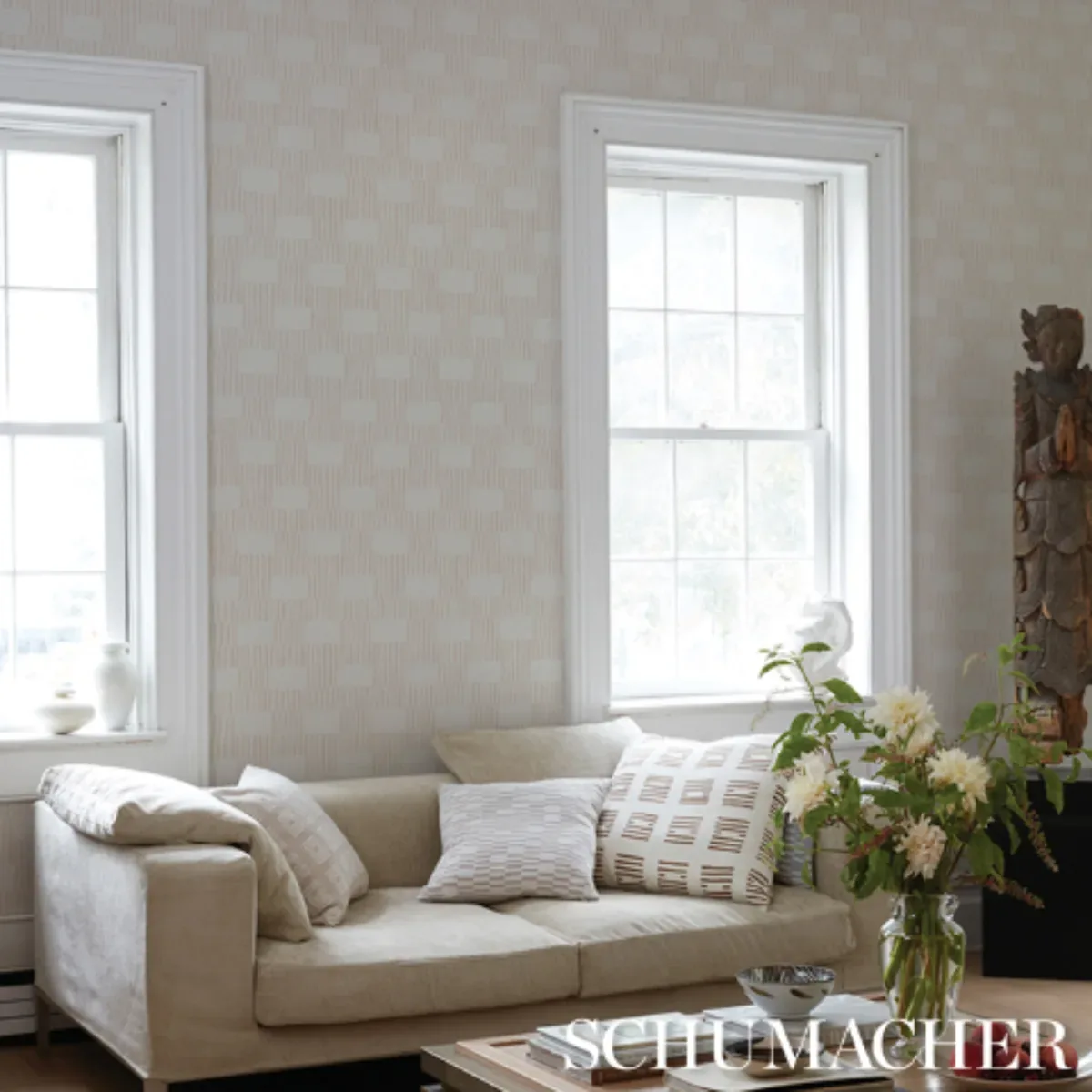 FIELD - SAND Schumacher Wallpaper | Wallpaper Twins FIELD SAND Schumacher Wallpaper wallpaper - SKU 5015620