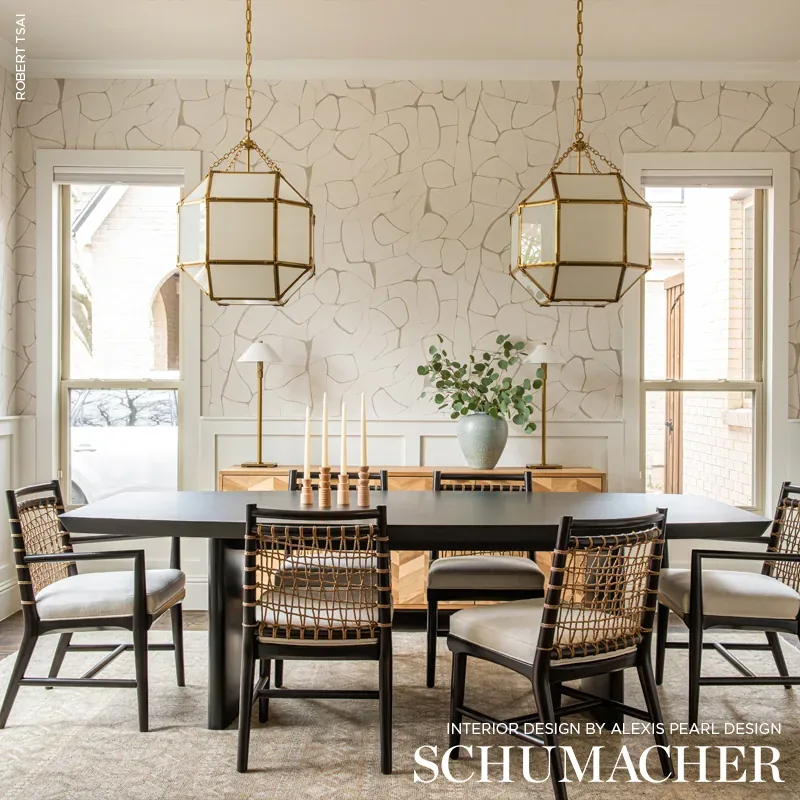 FILIGREE LINEN Schumacher Wallpaper wallpaper - SKU 5009701