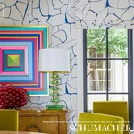 FILIGREE NAVY Schumacher Wallpaper wallpaper - SKU 5009700
