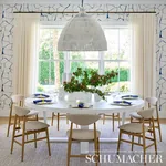 FILIGREE NAVY Schumacher Wallpaper wallpaper - SKU 5009700