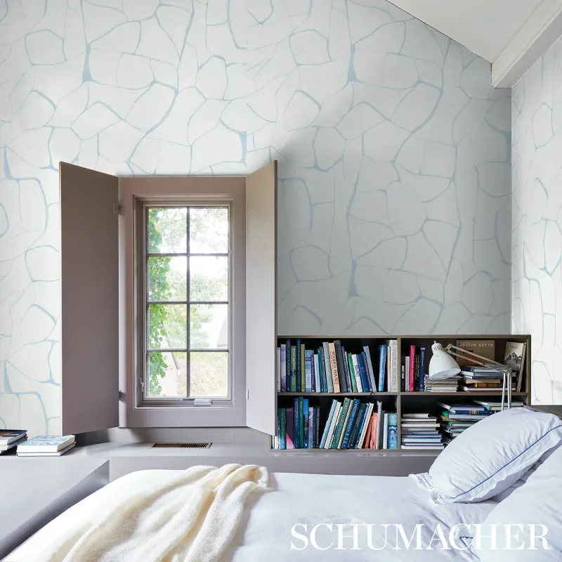 FILIGREE SKY Schumacher Wallpaper wallpaper - SKU 5009703