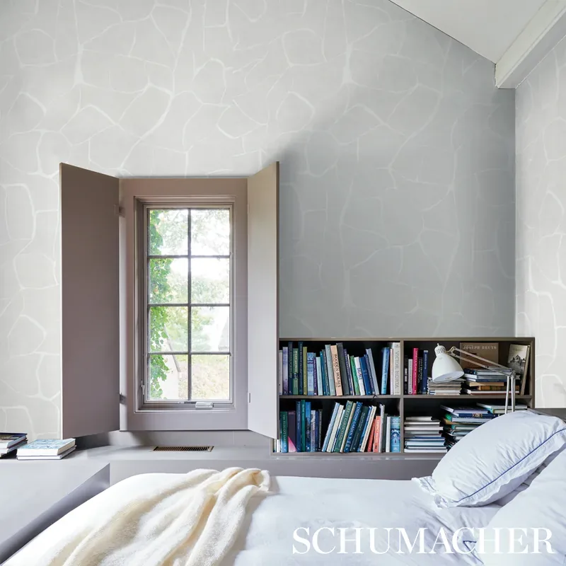 FILIGREE STONE Schumacher Wallpaper wallpaper - SKU 5009702