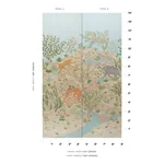FINCHES JUNGLE PANEL SET PARCHMENT Schumacher Wallpaper wallpaper - SKU 5013310