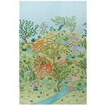 FINCHES JUNGLE PANEL SET VERDANT Schumacher Wallpaper wallpaper - SKU 5013311