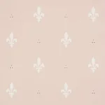 FLEUR DE LIS BLUSH Schumacher Wallpaper wallpaper - SKU 5009500