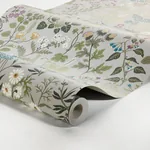 FLORA - GREY Schumacher Wallpaper | Wallpaper Twins FLORA GREY Schumacher Wallpaper wallpaper - SKU 4182