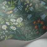 FLORA - SPRUCE Schumacher Wallpaper | Wallpaper Twins FLORA SPRUCE Schumacher Wallpaper wallpaper - SKU 5474