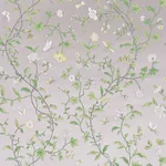 FLORAISON - CITRON SHIMMER Schumacher Wallpaper | Wallpaper FLORAISON CITRON SHIMMER Schumacher Wallpaper wallpaper - SKU 5009111