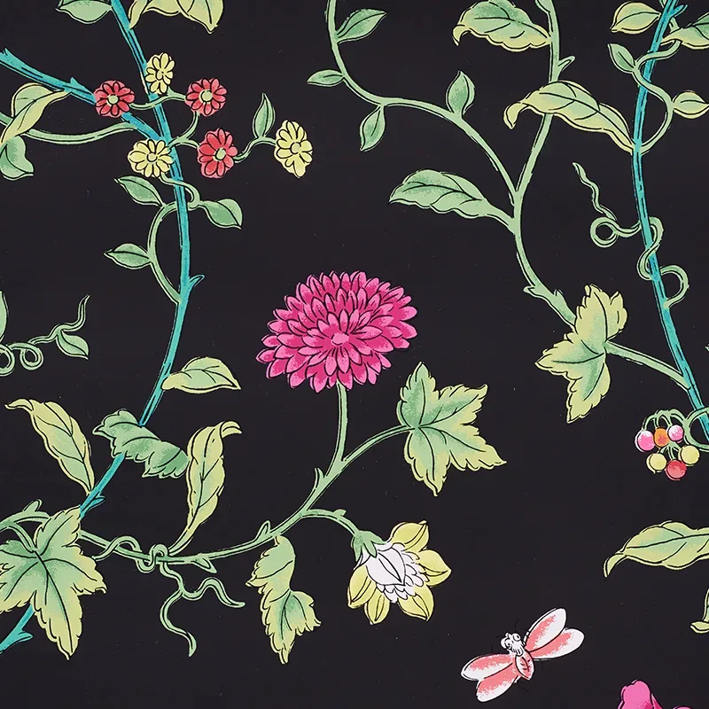 FLORAISON - JET MULTI Schumacher Wallpaper | Wallpaper Twins FLORAISON JET MULTI Schumacher Wallpaper wallpaper - SKU 5009112