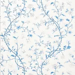 FLORAISON - PORCELAIN Schumacher Wallpaper | Wallpaper Twins FLORAISON PORCELAIN Schumacher Wallpaper wallpaper - SKU 5009110