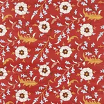 FLORALIA SISAL GARNET Schumacher Wallpaper wallpaper - SKU 5012832