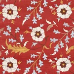 FLORALIA SISAL GARNET Schumacher Wallpaper wallpaper - SKU 5012832