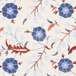 FLORALIA SISAL PARCHMENT Schumacher Wallpaper wallpaper - SKU 5012830