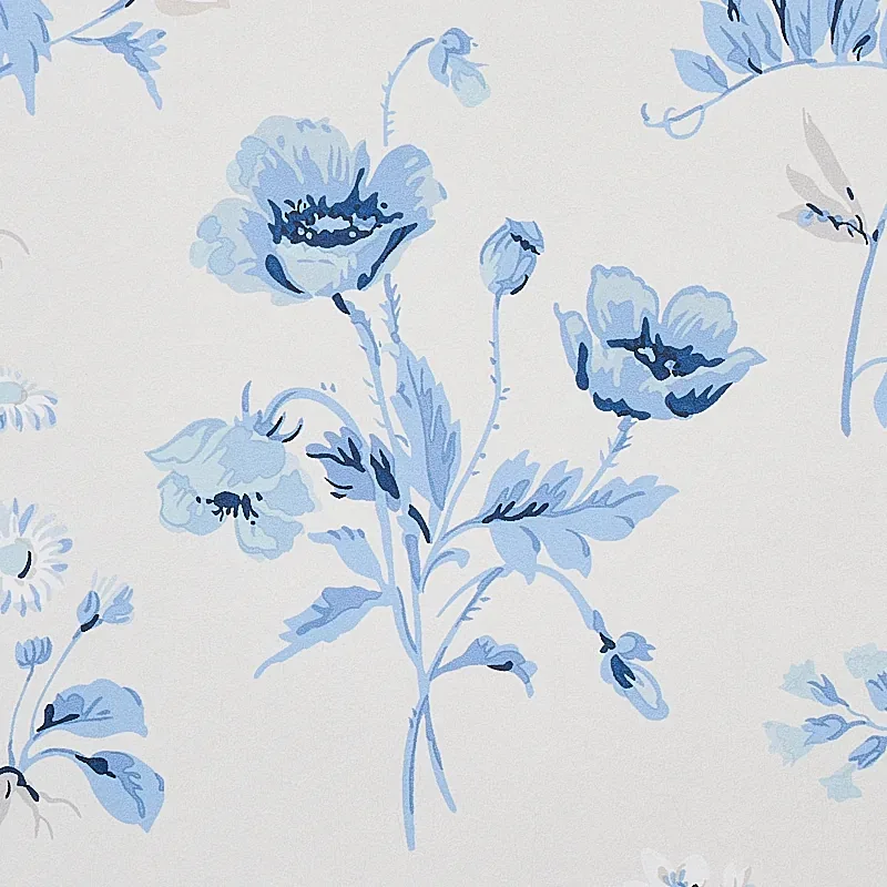 FLOREANA BLUE Schumacher Wallpaper wallpaper - SKU 5010681